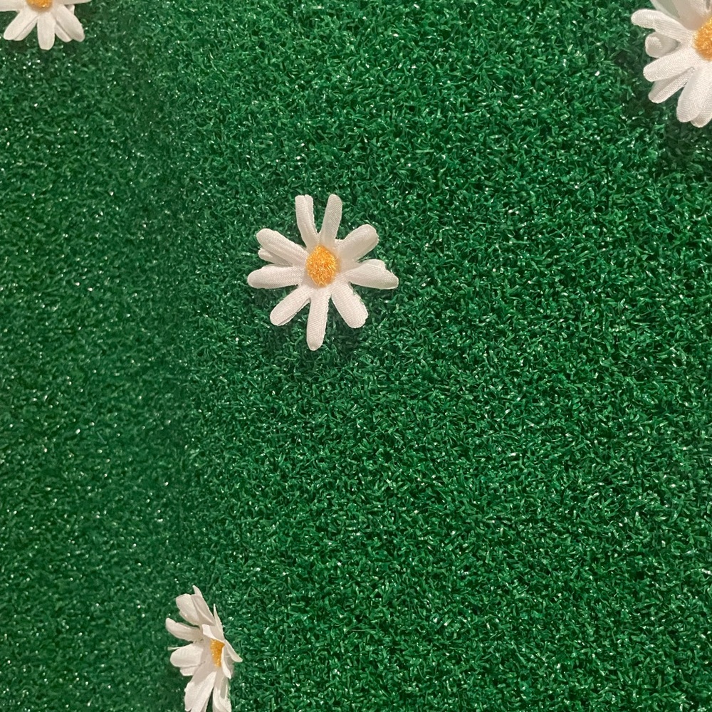 Delia’s Dolls Kill Green Grass flower Daisy Skirt - Picture 3 of 9